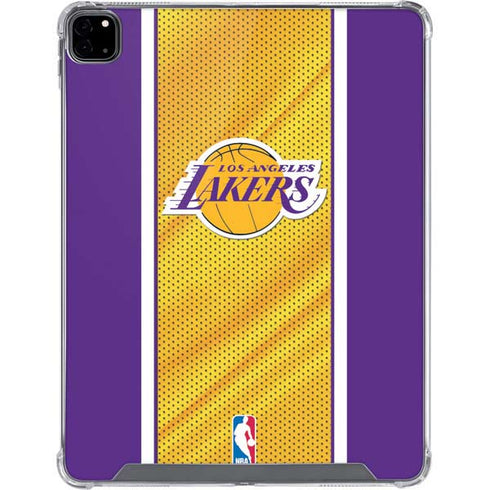 NBA Los Angeles Lakers Home Jersey iPad Pro 12.9in (2020) Clear Case
