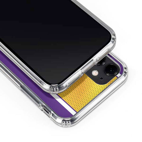 NBA Los Angeles Lakers Home Jersey iPhone 11 Clear Case