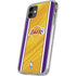 NBA Los Angeles Lakers Home Jersey iPhone 11 Clear Case