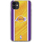 NBA Los Angeles Lakers Home Jersey iPhone 11 Clear Case