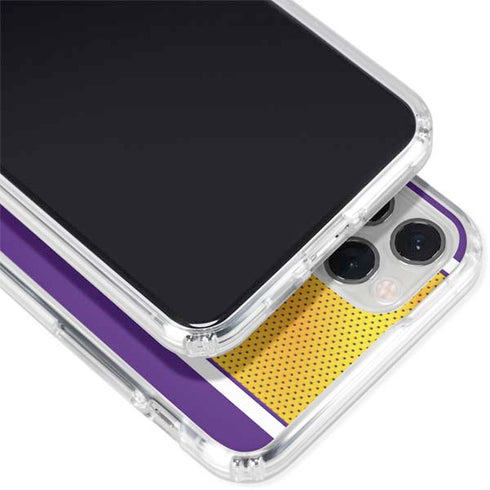 NBA Los Angeles Lakers Home Jersey iPhone 11 Pro Clear Case