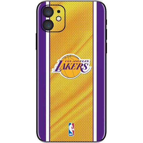 NBA Los Angeles Lakers Home Jersey iPhone 11 Skin