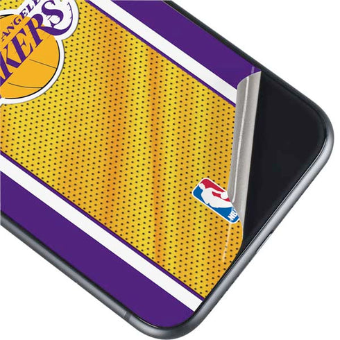 NBA Los Angeles Lakers Home Jersey iPhone 11 Skin