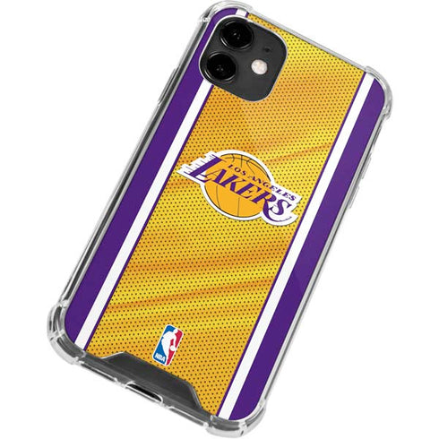 NBA Los Angeles Lakers Home Jersey iPhone 12 Mini Clear Case