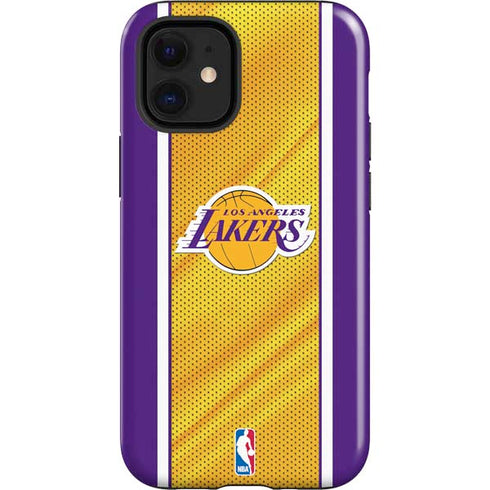 NBA Los Angeles Lakers Home Jersey iPhone 12 Mini Impact Case