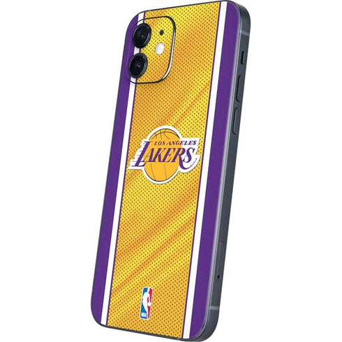 NBA Los Angeles Lakers Home Jersey iPhone 12 Mini Skin