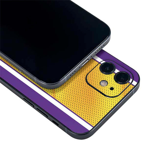NBA Los Angeles Lakers Home Jersey iPhone 12 Mini Skin
