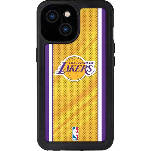 NBA Los Angeles Lakers Home Jersey iPhone 13 Mini Waterproof Case