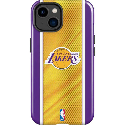 NBA Los Angeles Lakers Home Jersey iPhone 15 Plus Impact Case