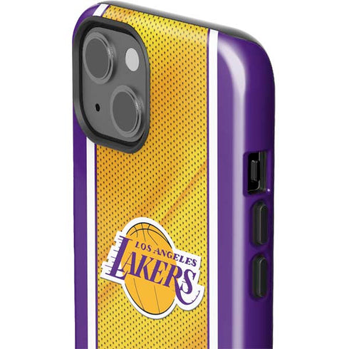 NBA Los Angeles Lakers Home Jersey iPhone 14 Plus Impact Case
