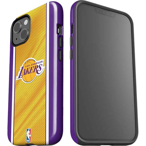 NBA Los Angeles Lakers Home Jersey iPhone 15 Plus Impact Case