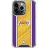 NBA Los Angeles Lakers Home Jersey iPhone 15 Pro Clear Case