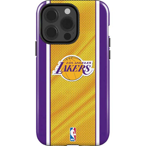 NBA Los Angeles Lakers Home Jersey iPhone 15 Pro Impact Case