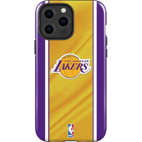 NBA Los Angeles Lakers Home Jersey iPhone 15 Pro Max Impact Case