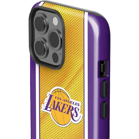 NBA Los Angeles Lakers Home Jersey iPhone 15 Pro Max Impact Case