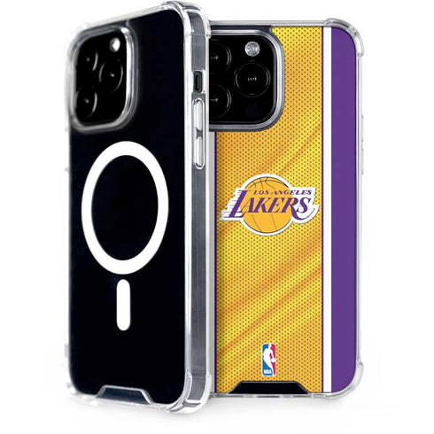 NBA Los Angeles Lakers Home Jersey iPhone 15 Pro Max MagSafe Case