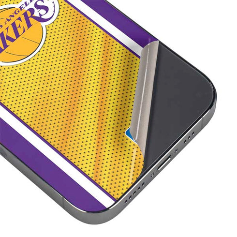 NBA Los Angeles Lakers Home Jersey iPhone 14 Pro Max Skin
