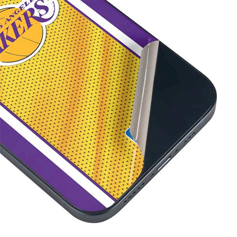 NBA Los Angeles Lakers Home Jersey iPhone 14 Skin