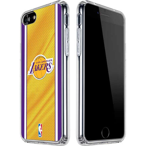 NBA Los Angeles Lakers Home Jersey iPhone SE (2nd & 3rd Gen) Clear Case