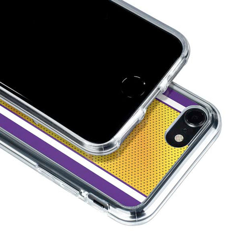 NBA Los Angeles Lakers Home Jersey iPhone SE (2nd & 3rd Gen) Clear Case