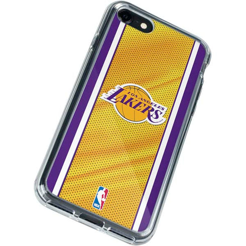 NBA Los Angeles Lakers Home Jersey iPhone SE (2nd & 3rd Gen) Clear Case