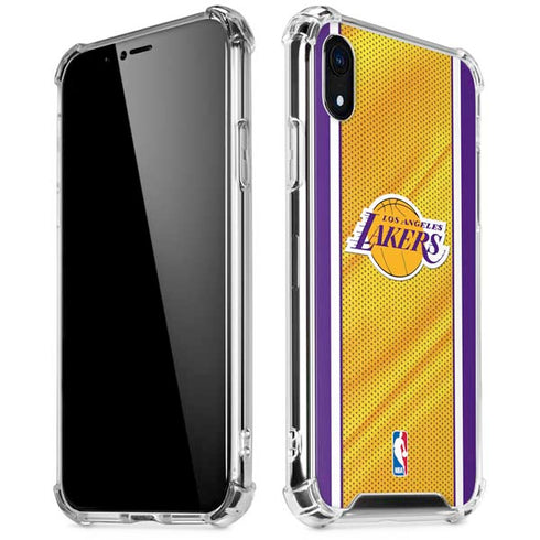 NBA Los Angeles Lakers Home Jersey iPhone XR Clear Case