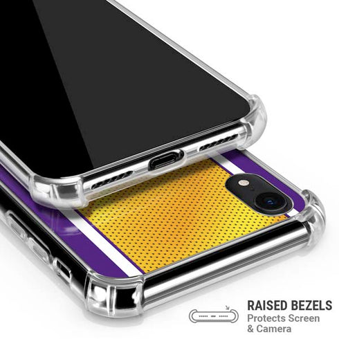 NBA Los Angeles Lakers Home Jersey iPhone XR Clear Case