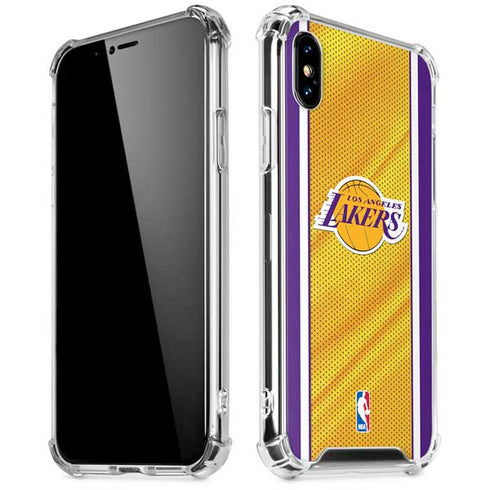 NBA Los Angeles Lakers Home Jersey iPhone XS Max Clear Case