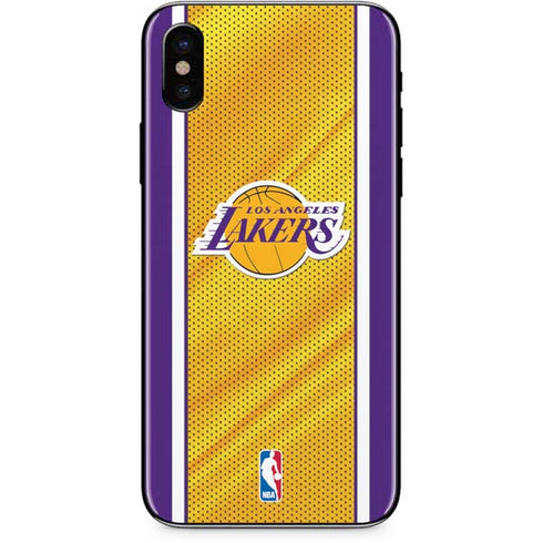 NBA Los Angeles Lakers Home Jersey iPhone XS Skin