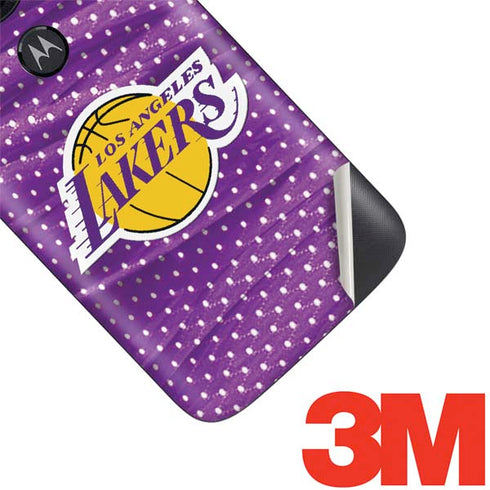 NBA Los Angeles Lakers Home Jersey Moto E5 Play Skin