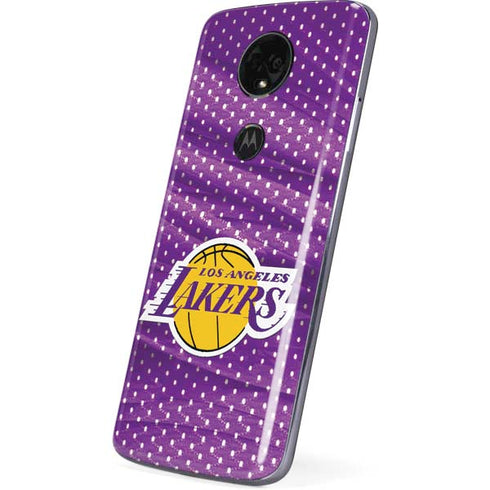 NBA Los Angeles Lakers Home Jersey Moto E5 Plus Skin