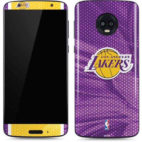 NBA Los Angeles Lakers Home Jersey Moto G6 Skin