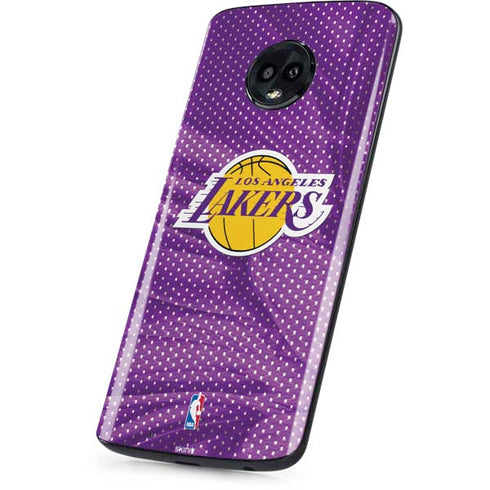 NBA Los Angeles Lakers Home Jersey Moto G6 Skin