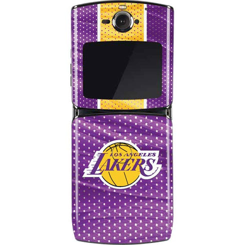 NBA Los Angeles Lakers Home Jersey Motorola RAZR Skin
