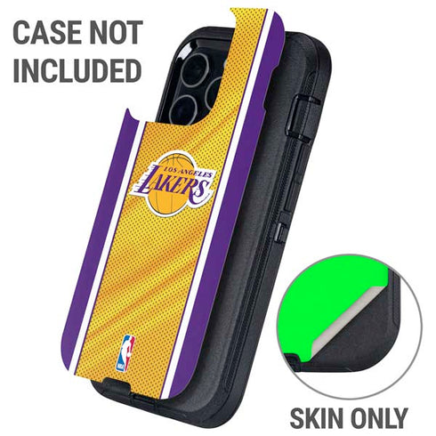 NBA Los Angeles Lakers Home Jersey Otterbox Defender iPhone Skin
