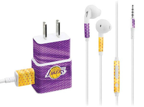 NBA Los Angeles Lakers Home Jersey Phone Charger Skin
