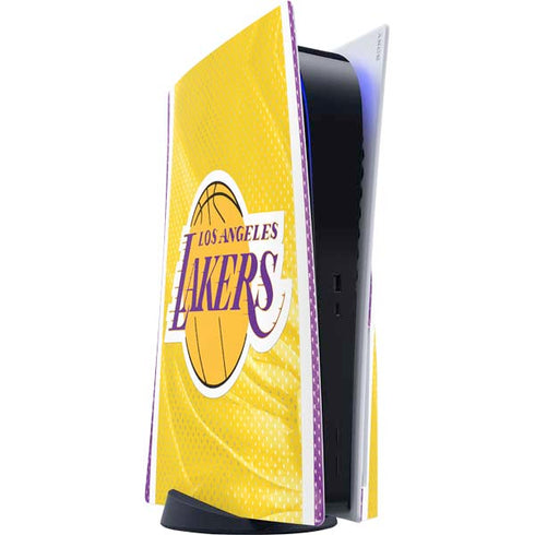 NBA Los Angeles Lakers Home Jersey PS5 Console Skin