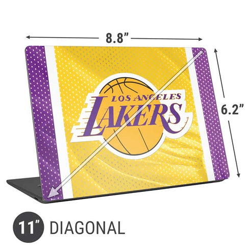 NBA Los Angeles Lakers Home Jersey Universal Laptop 11in (8.8 x 6.2in) Skin