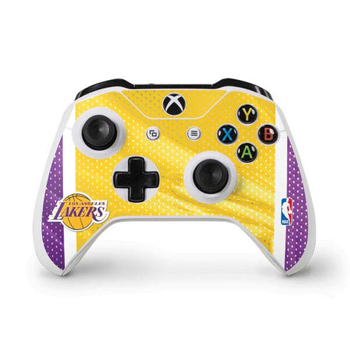 NBA Los Angeles Lakers Home Jersey Xbox One S Controller Skin