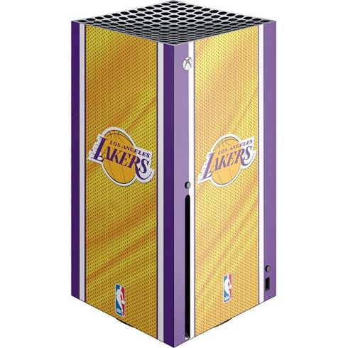NBA Los Angeles Lakers Home Jersey Xbox Series X Console Skin