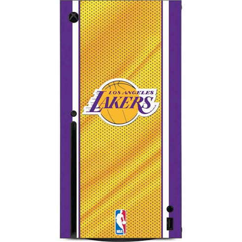 NBA Los Angeles Lakers Home Jersey Xbox Series X Console Skin