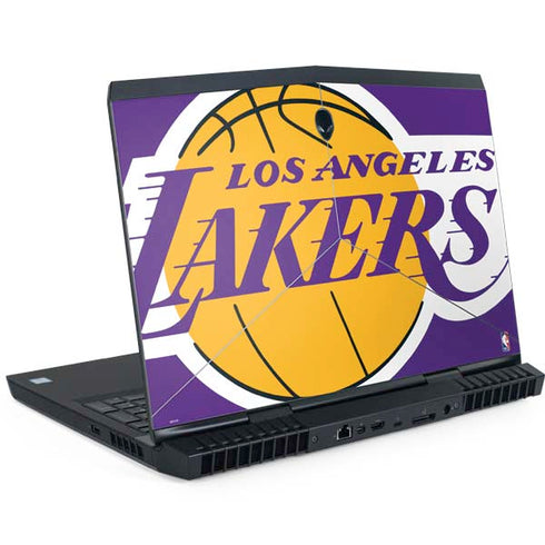 NBA Los Angeles Lakers Large Logo Dell Alienware Skin