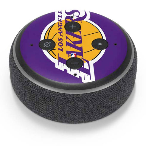 NBA Los Angeles Lakers Large Logo Amazon Echo Dot Skin