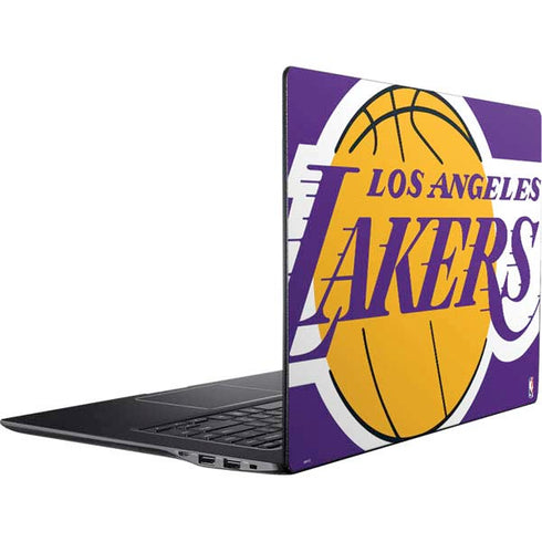 NBA Los Angeles Lakers Large Logo Ativ Book 9 (15.6in 2014) Skin