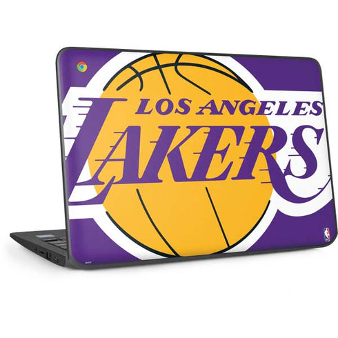 NBA Los Angeles Lakers Large Logo HP Chromebook Skin