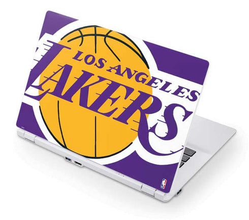 NBA Los Angeles Lakers Large Logo Acer Chromebook Skin
