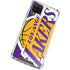 NBA Los Angeles Lakers Large Logo Galaxy A12 Clear Case