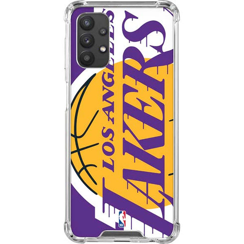 NBA Los Angeles Lakers Large Logo Galaxy A32 5G Clear Case
