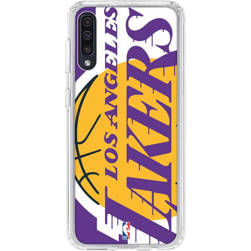 NBA Los Angeles Lakers Large Logo Galaxy A50 Clear Case