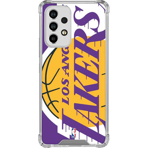 NBA Los Angeles Lakers Large Logo Galaxy A53 5G Clear Case